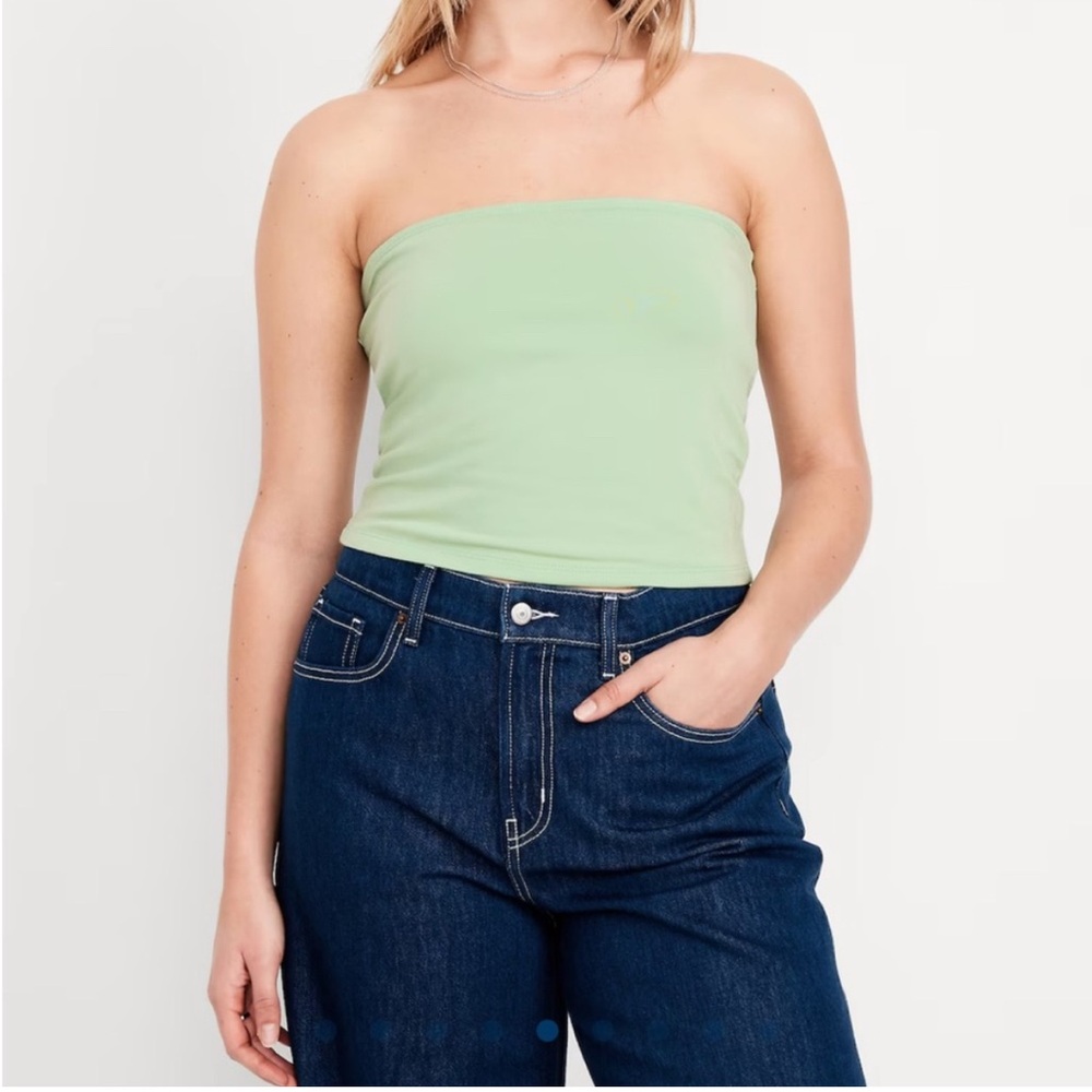 Old Navy double layer tube top in Celadon